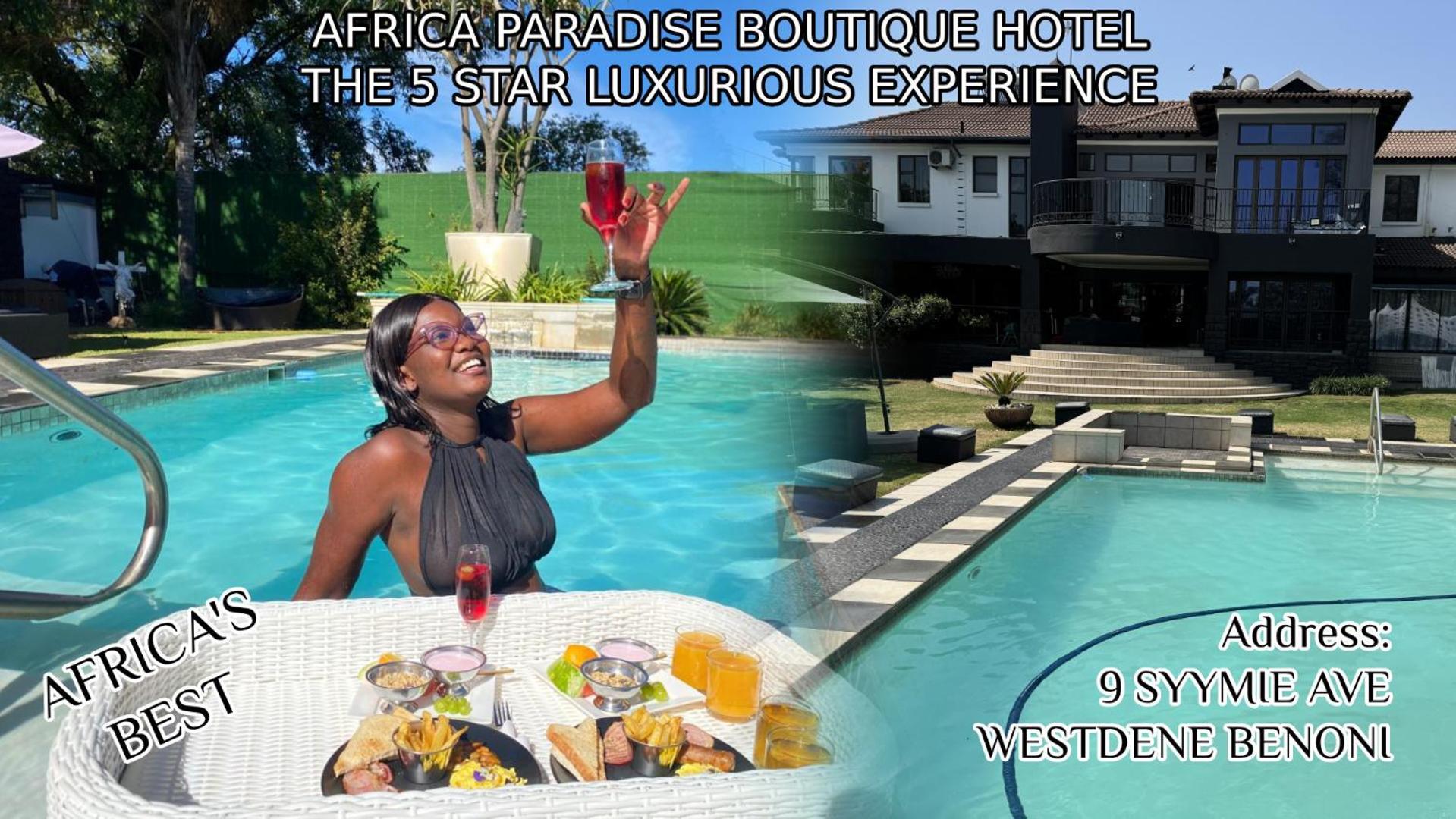 Africa Paradise - Or Tambo Airport Boutique Hotel Benoni Eksteriør billede